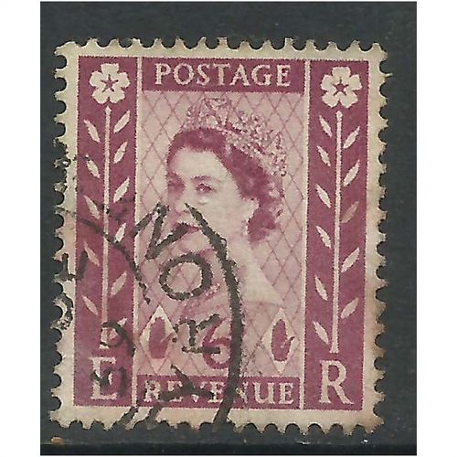 Northern Ireland GB 1958 6d Dp Claret SG N1 3.(K244 )