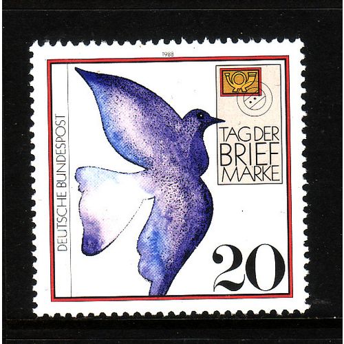 GERMANY 1988 STAMP DAY SG 2251 20pf CARRIER PIGEON U/M MINT