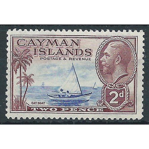 Cayman Islands 1935 SG100 2d Ultramarine & Purple Mounted Mint . ..