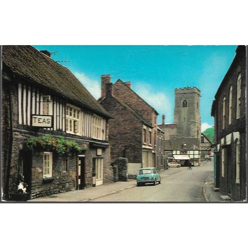 Much Wenlock, Shropshire - Shineton Street - Colourmaster postcard c.1970s