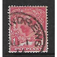 GREAT BRITAIN 1911 1d PALE CARMINE SG 328 FINE USED