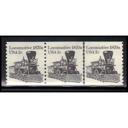 1897A 2c Locomotive Very Fine MNH Dry Gum PNC 3/3 PA2241