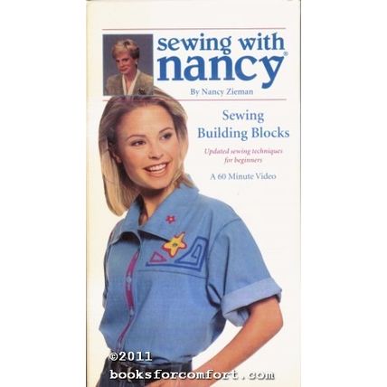 501 Sewing Hints PLUS Sewing with Nancy Sewing Building Blocks VHS Video
