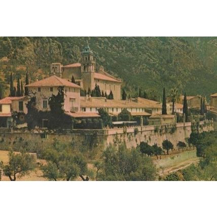 Valldemosa Monk Monks Monastery Carthusian Mallorca Spanish Postcard
