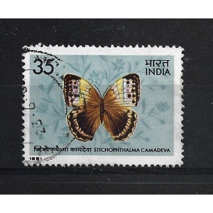 India.SG1019 35p Stichophtlalma Camadeva.Fine Used.June23