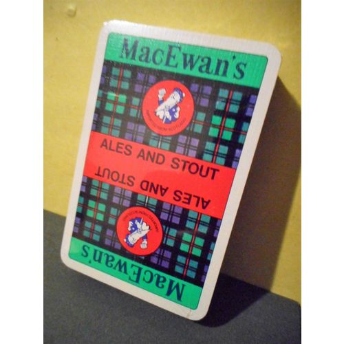 MacEwan's Ales and Stout Vintage Playing Cards,Scottish & Newcastle Breweries