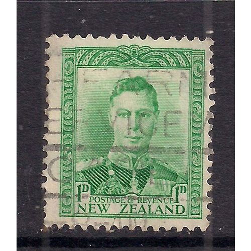 New Zealand 1938 - 44 KGV1 1d Portrait KGV1 SG 606 ( G438 )