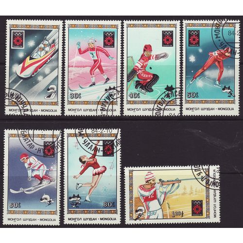 Mongolia 1984 SG 1571-7 Sport - Olympics Used (D-262)