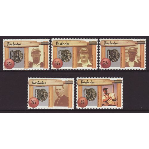 Barbados 1988 SG 854-8 UMM - Sport/Cricket (D-484)
