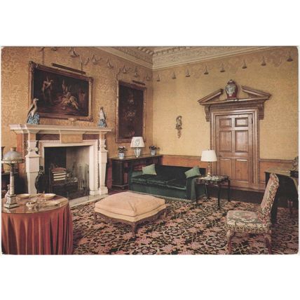 Postcard The Yellow Drawing Room, Leeds Castle, Maidstone, Kent. Unposted