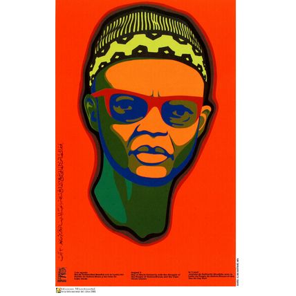 Political OSPAAAL POSTER.AMILCAR CABRAL.Guinea Africa.Cold war History art.37
