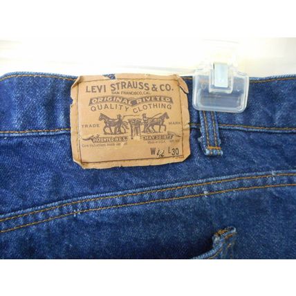 Levi 515 Jeans 42 x 30 Made in USA Blue Denim