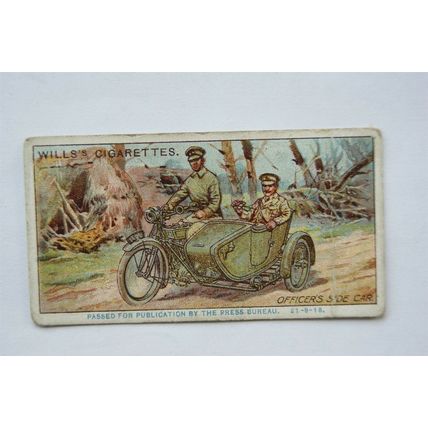 1916 Wills Military Motors No. 16 British Officer's Side Car