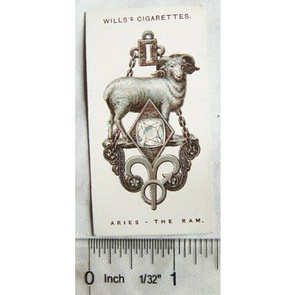 1923 Wills Lucky Charms No. 1 Aries, the Ram