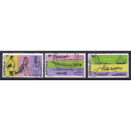 AUSTRALIA 1971 INTERNATIONAL CONGRESS ORIENTAL SET USED SG483-4855