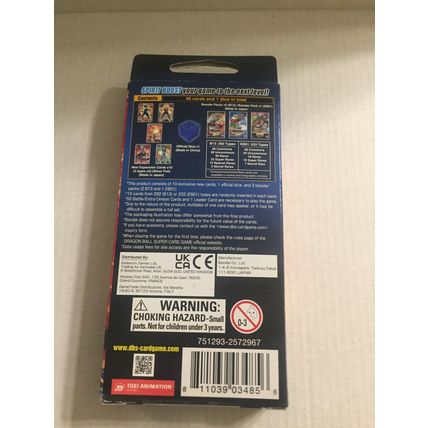 New DragonBall Z Expansion Set Saiyan Boost - 46 Total Cards & 1 Dice