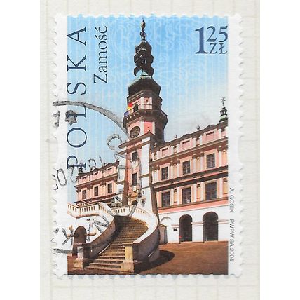 POLAND 2003 ZAMOSC CITY VIEW USED