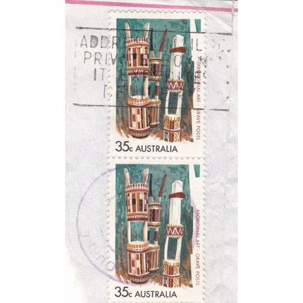 Australia 1971 Grave Posts pair SG 491 Fine Used Melbourne VIC cancel VGC