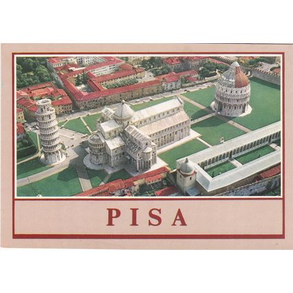 Pisa Piazza Duomo Italy Postcard used VGC
