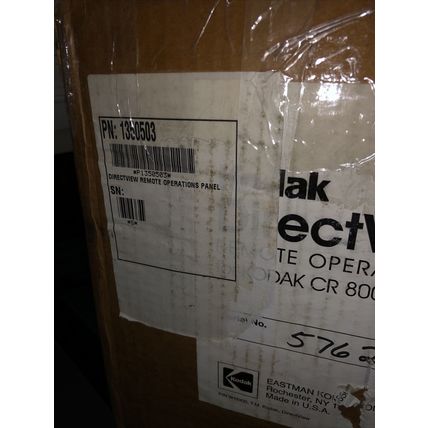 NEW KODAK 9500112 DIRECTVIEW REMOTE OPERATION PANEL 1350503 PLC,CAT 135 0503,BN