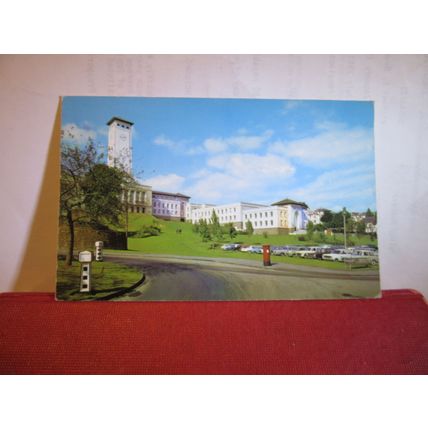 CIVIC CENTRE, NEWPORT MONMOUTHSHIRE, WALES used postcard =