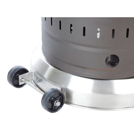 Ash & Stainless Steel Commercial Outdoor Patio Deck Porch Heater 46,000 Btu's