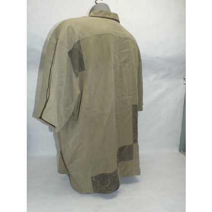 3 Shirts Tommy Bahama 2 Mens 2XL &1XL Green 100% Silk Button Up Hawaiian Pocket