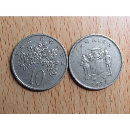 Jamaica 1977 10 Cents Coin