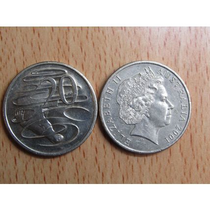 Australia 2001 20 Cents Coin