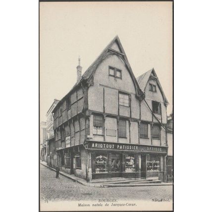 Maison Natale de Jacques-Cœur, Bourges, c.1910 - Neurdein CPA ND54