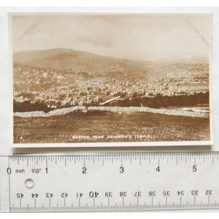 vintage postcard Buxton from Solomans Temple