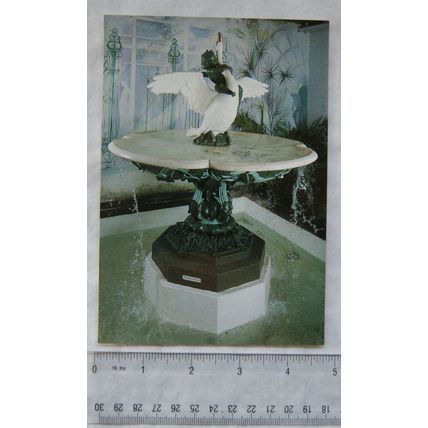 postcard Coalbrookdale Company Fountain, Museum of Iron, Ironbridge Gorge Museum