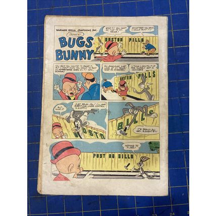 BUGS BUNNY #338 (FN) "Bugs Bunny and The Rocking Horse Thieves"~DELL FOUR COLOR
