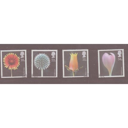 Flower Photographs by Alfred Lammer 1987 SG 1347-1350 used unmounted (ES0161)