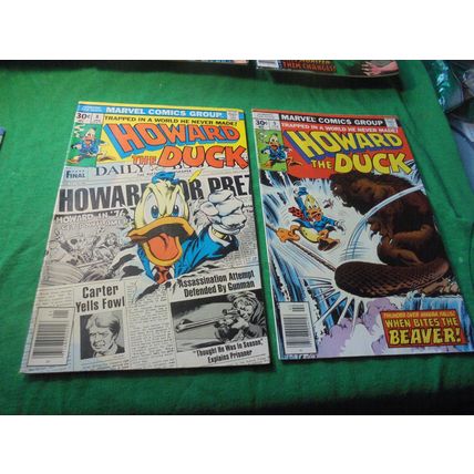 HOWARD THE DUCK LOT! Issues 5, 7, 8, 9, 10, 14 & 18! 1976-78! $65.00 Shipped!!