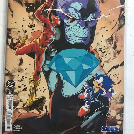 2025 DC Comics Sonic the Hedgehog Cover A & Ejikure Variant #2