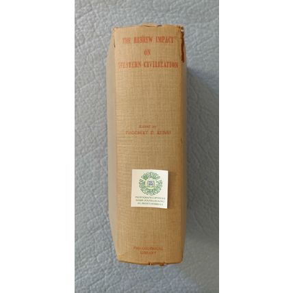 THE HEBREW IMPACT ON WESTERN CIVILIZATION 1951 HC Democracy Politics Science