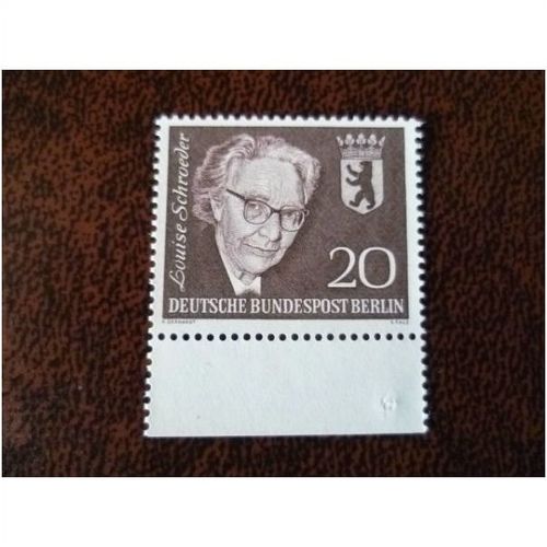 West Berlin Germany 1961 Louise Schroeder mint stamp SGB193 politician
