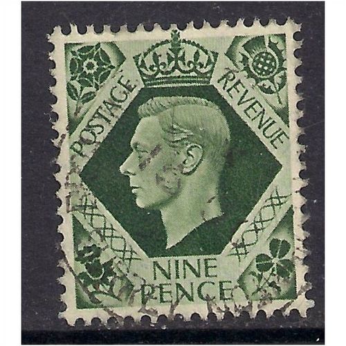 GB 1939 KGV1 9d Deep Olive Green SG 473.(F183 )