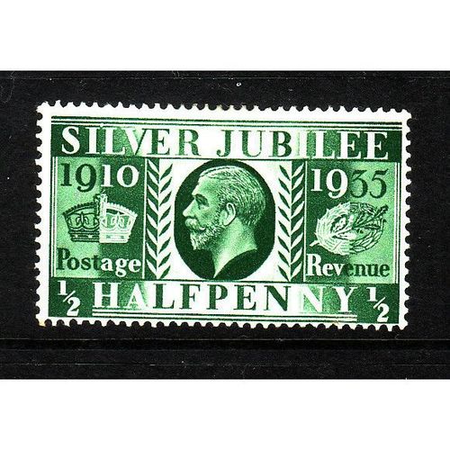 GREAT BRITAIN 1935 SILVER JUBILEE SG 453 1/2d GREEN M MINT#3