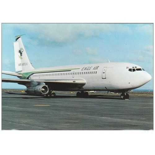 Eagle Air Boeing B720 047 B Aircraft Postcard (A11282)