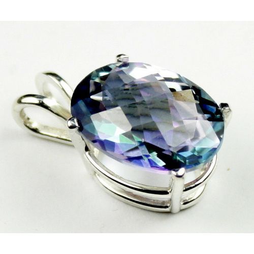 Neptune Garden Topaz, 925 Sterling Silver Pendant, SP004