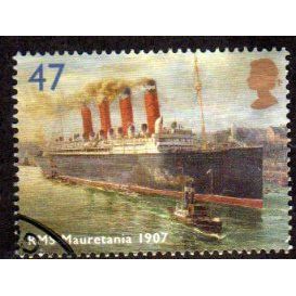 Great Britain 2004 Ocean Liners 47p Mauretania Used SG 2451 Sc2205 postage stamp