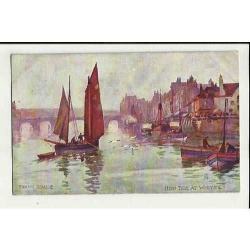 Yorkshire WHITBY High Tide Tuck Oilette Postcard (6272)