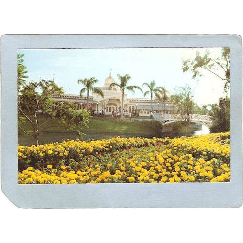 FL Orlando Amusement Park Postcard Walt Disney World Crystal Palace Restau~301
