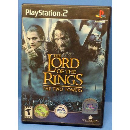 Lord of The Rings : The Two Towers - Sony Playstation 2 PS2 - Black Label (M8)