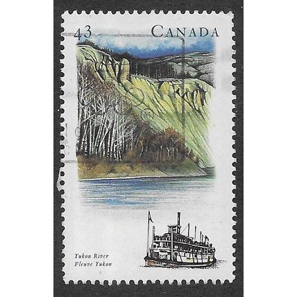 CAN 1993 43c 'RIVERS- YUKON' (3RD SERIES) FINE USED (EBID71-246)