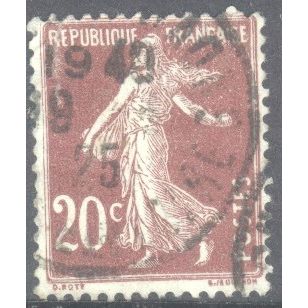 France 1925 - 20c purple - Sower - no ground - used
