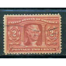 Used 324 2c Thomas Jefferson Just Clears C2524