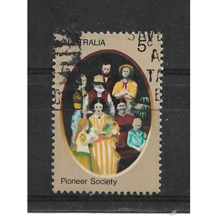 Australia.SG523 5c Pioneer Family.Fine Used.Jan22b